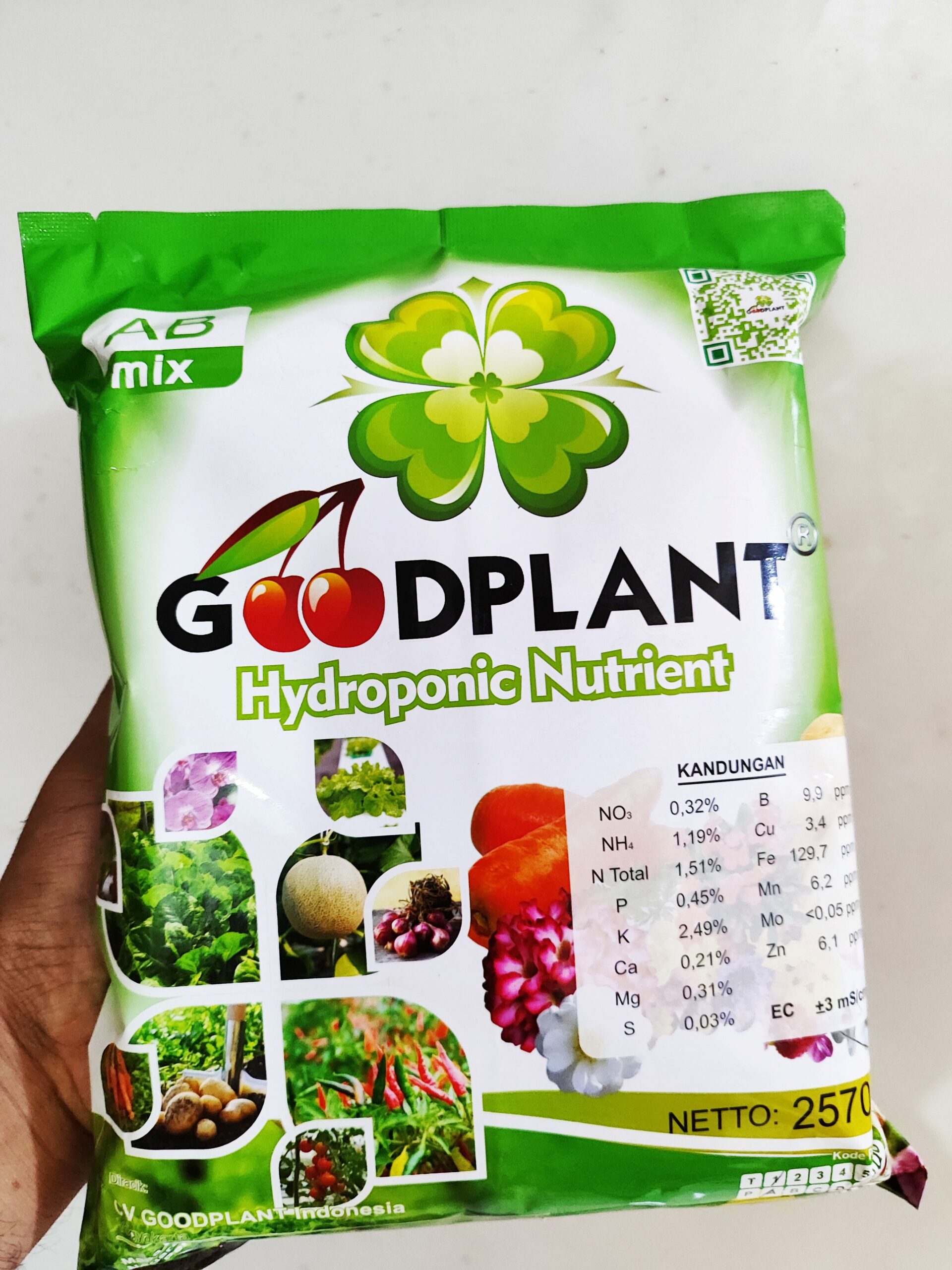Nutrisi Hidroponik Sayur Daun dan Buah Goodplant Volume 5 Liter 2 nutrisi hidroponik sayur