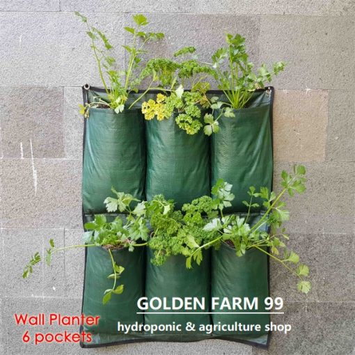 wall planter bags 6 kantong