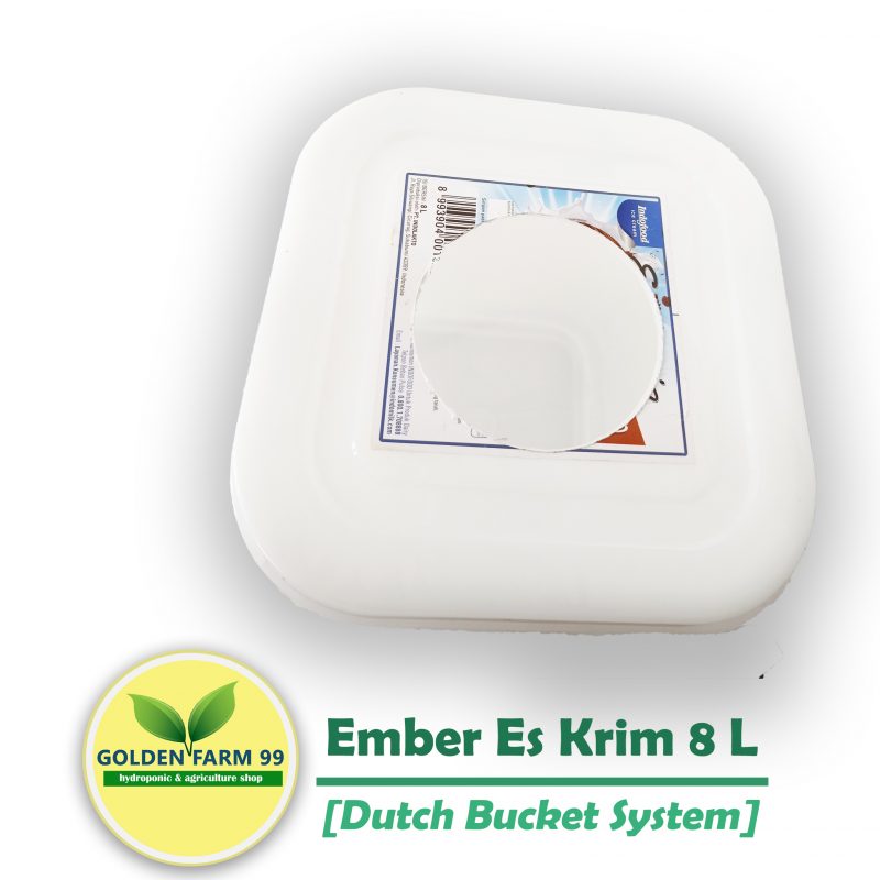 Jual Ember Es Krim Liter Untuk Hidroponik Dutch Bucket System Store Golden Farm