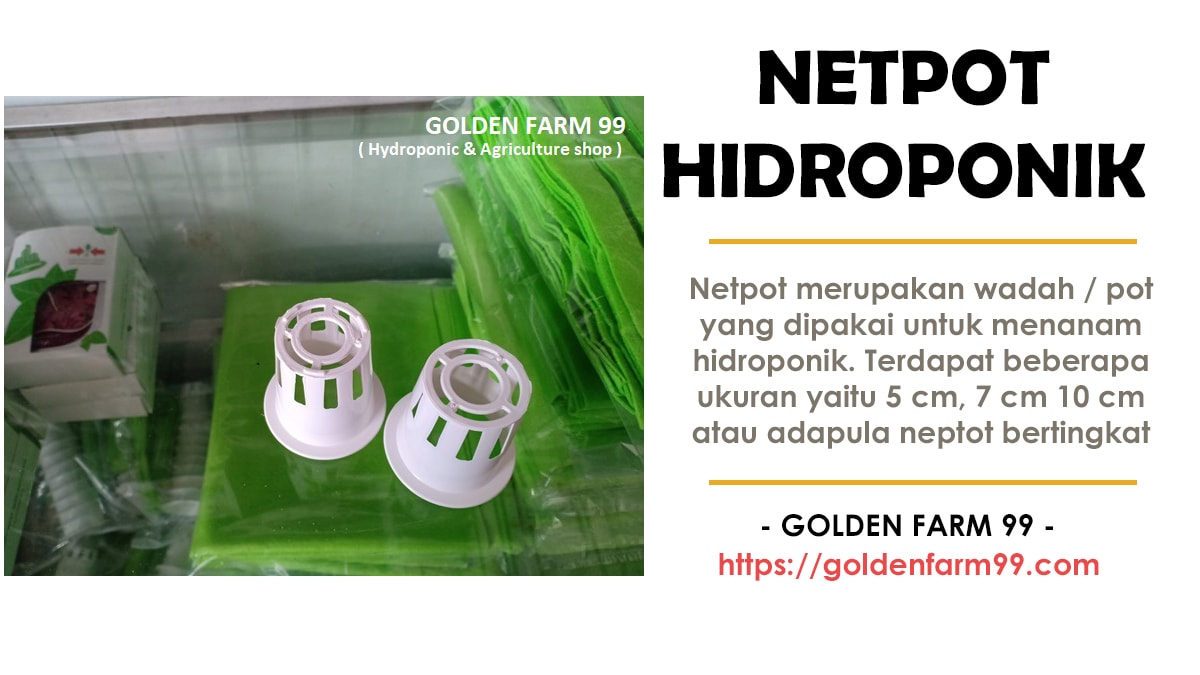 memilih netpot hidroponik