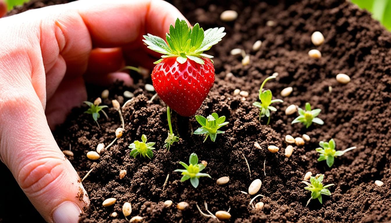 cara menanam strawberry dari biji