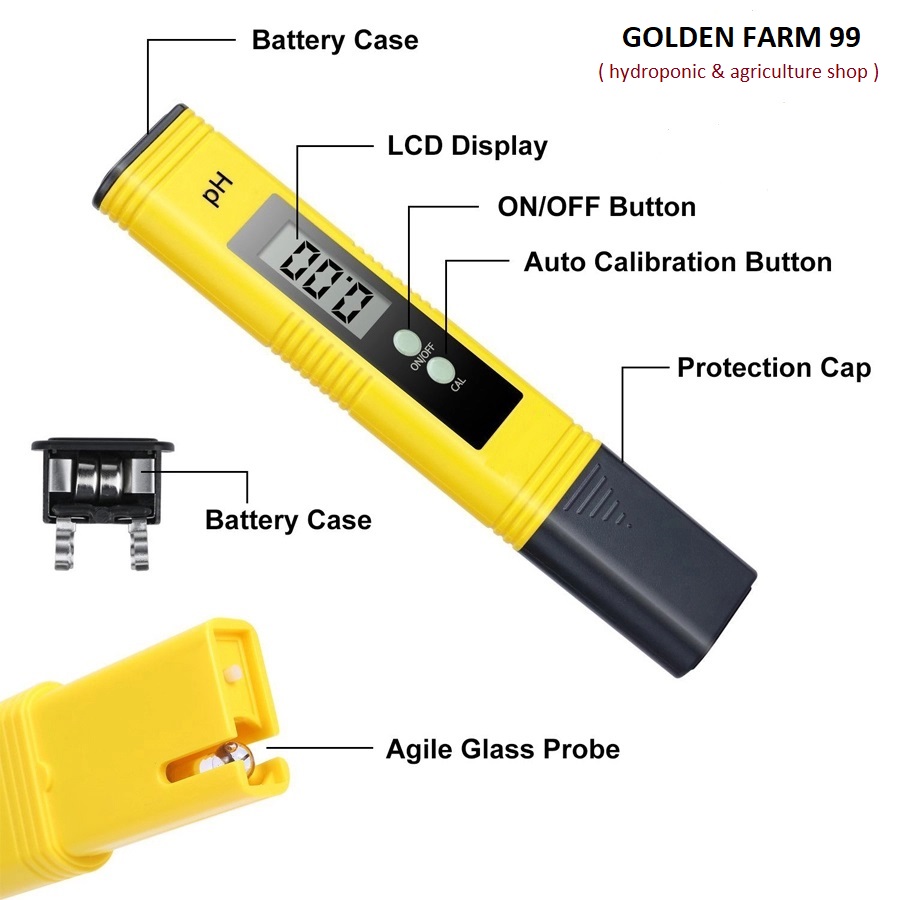 pH Meter Digital Akurat untuk Hidroponik dan Akuarium 4 pH Meter Digital Akurat untuk Hidroponik dan Akuarium - Gambar 3